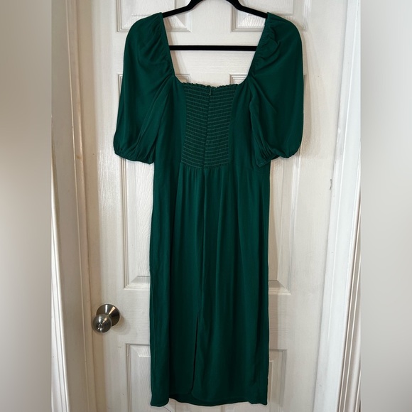 Reformation Elegant Green Dress Size 10 NWT. - Picture 2 of 10